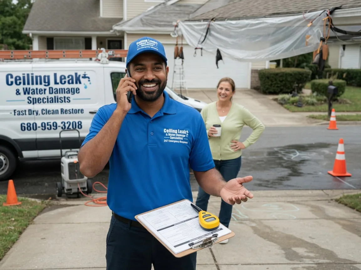 Ceiling Leak Cleanup Vernon, TX FAQs